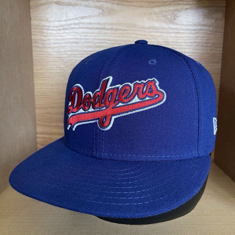 New Era 59Fifty LA Los Angeles Dodgers Cooperstown Collection Fitted Hat Size 7